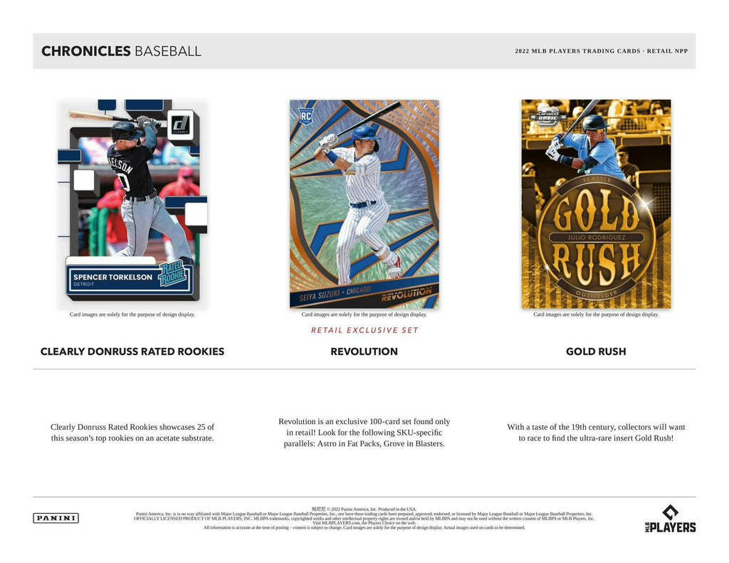 2022 Panini Chronicles Baseball Blaster Box (10/26/22)