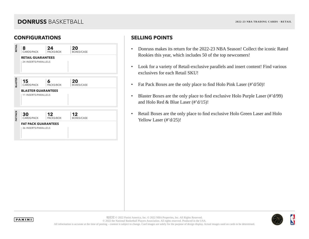 2022-23 Panini Donruss Basketball Blaster Box (3/8/23)