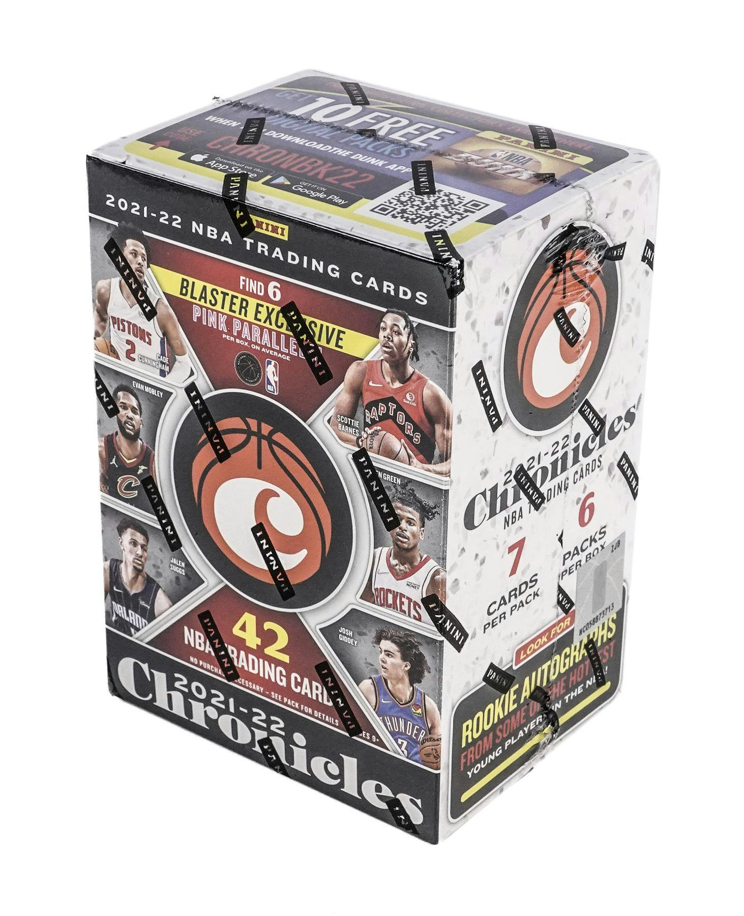 2021-22 Panini Chronicles Basketball 6-Pack Blaster Box (Pink Parallels!)
