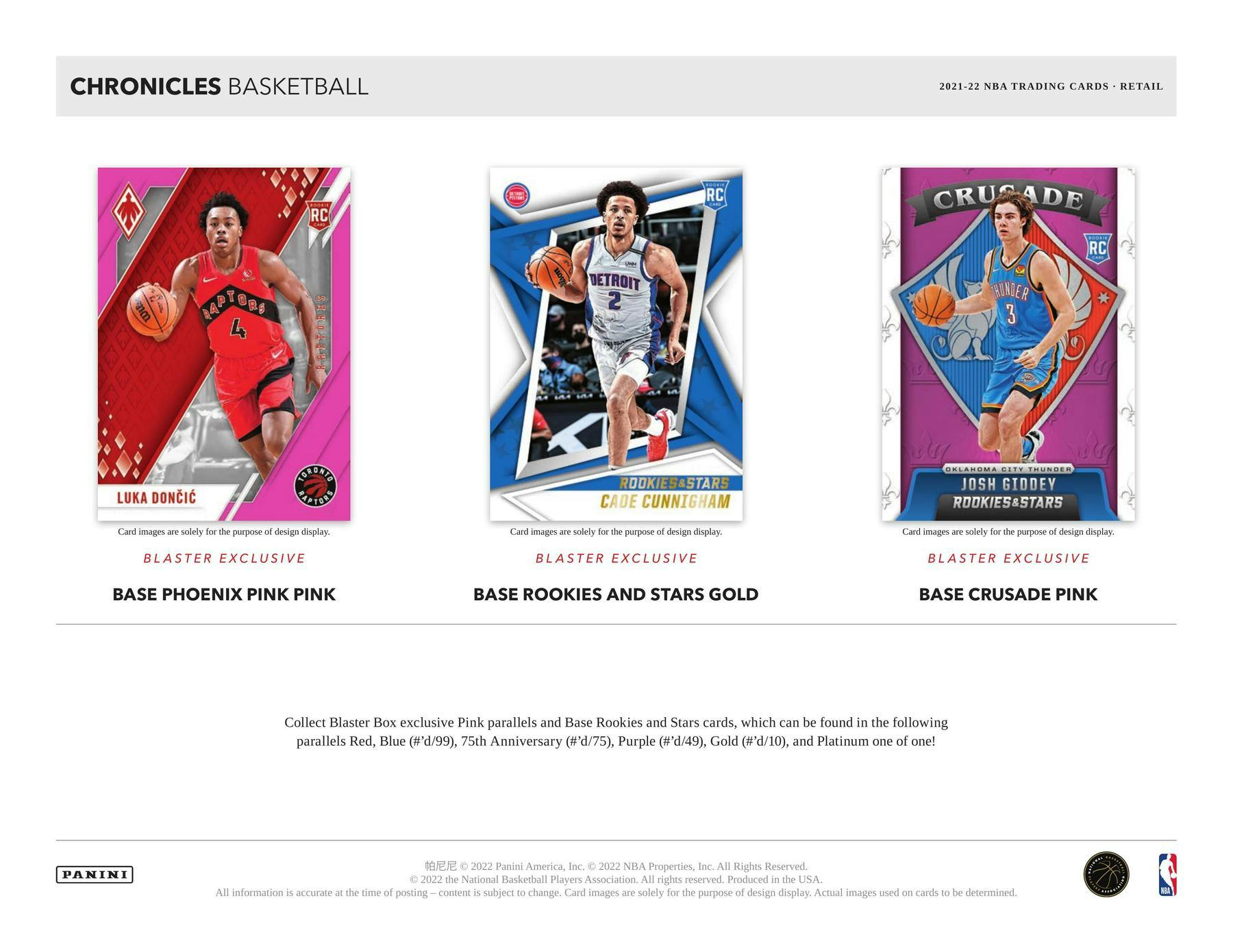 2021-22 Panini Chronicles Basketball 6-Pack Blaster Box (Pink Parallels!)