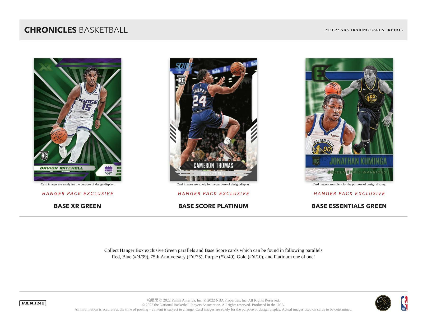 2021-22 Panini Chronicles Basketball 6-Pack Blaster Box (Pink Parallels!)