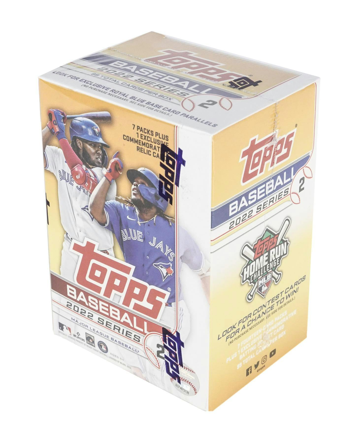 2022 Topps Series 2 Baseball 7-Pack Blaster Box (Commemorative Relic Card!)