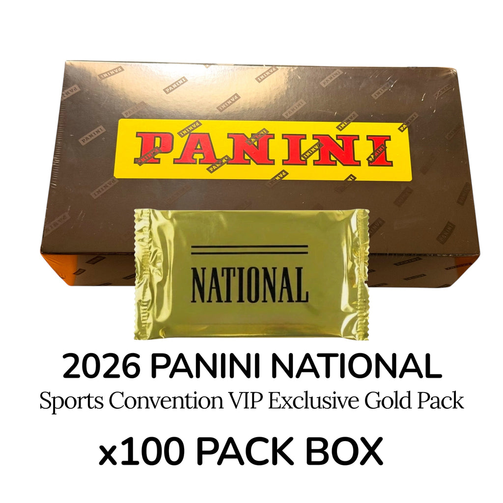 2026 Panini National Sports Collectors Convention NSCC VIP Exclusive Gold Pack 100-Pack Box (8/5)