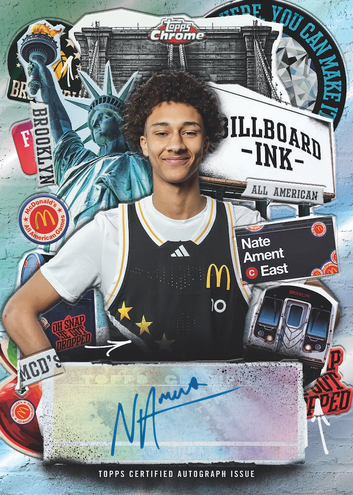 2025 Topps Chrome McDonalds All-American Basketball Mega Box (3/12)