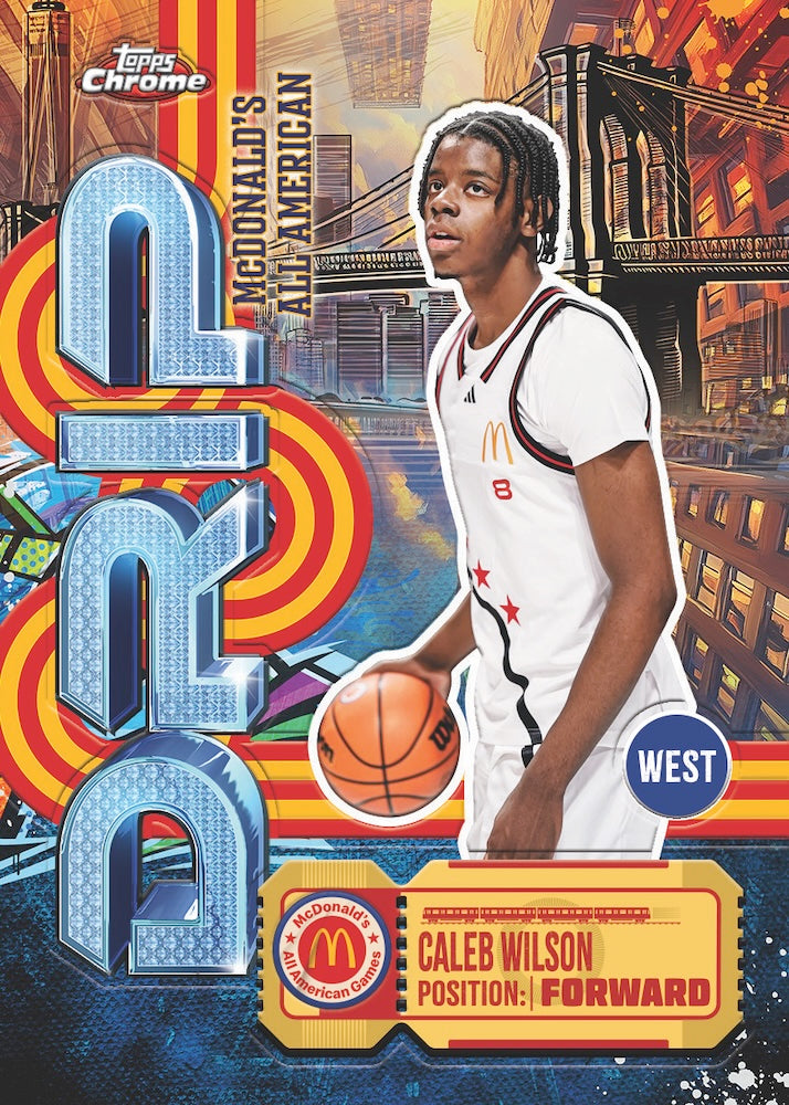 2025 Topps Chrome McDonalds All-American Basketball Mega Box (3/12)