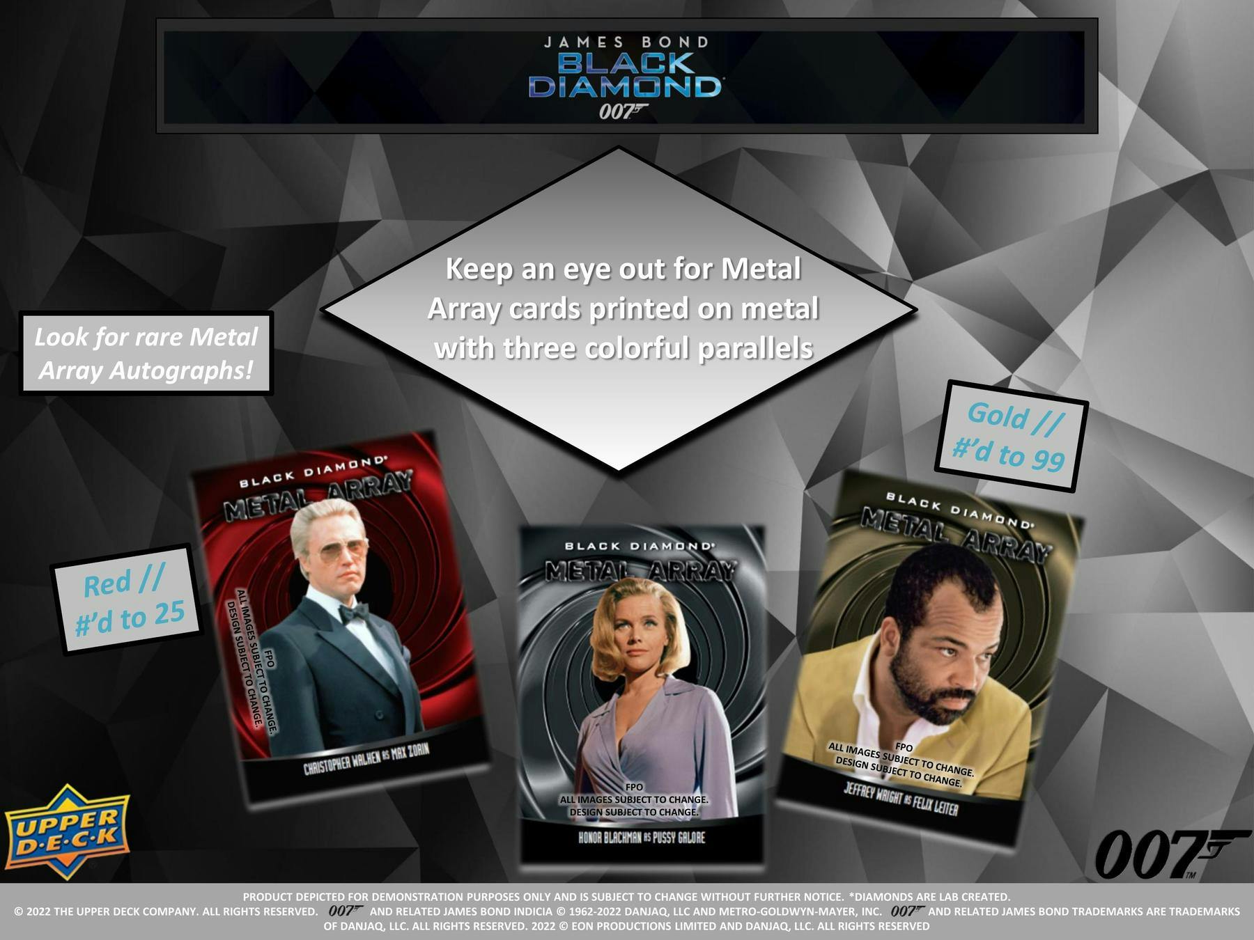 2023 Upper Deck James Bond Black Diamond