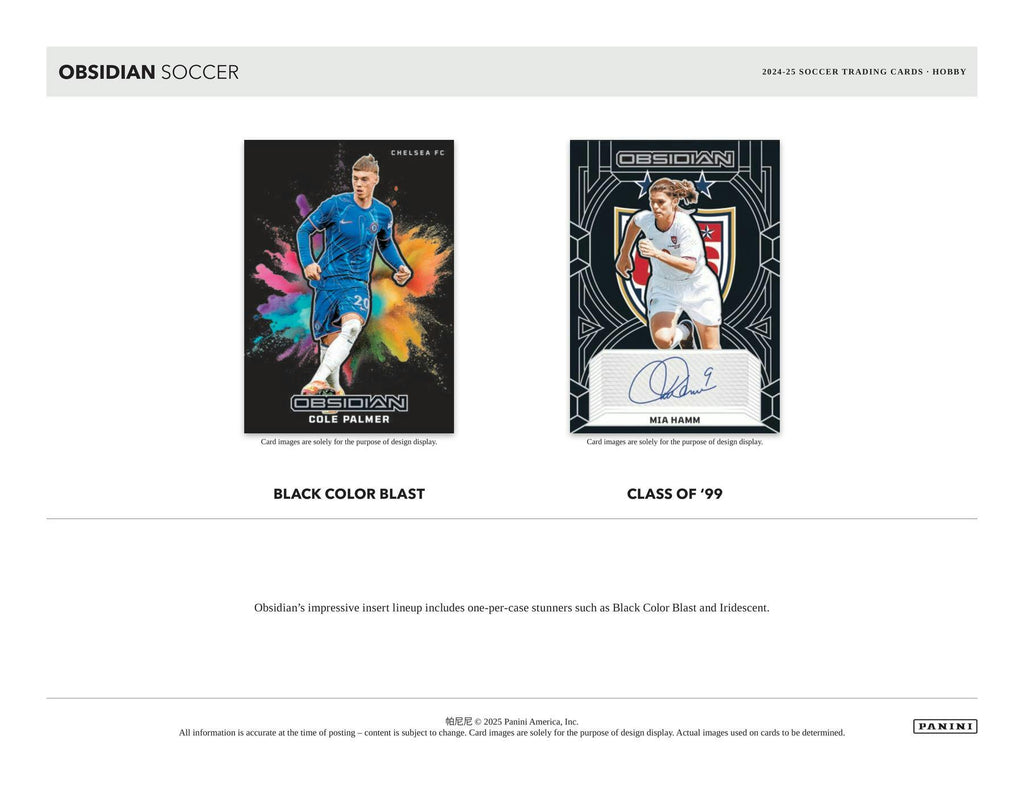 2024-25 Panini Obsidian Soccer Hobby Box
