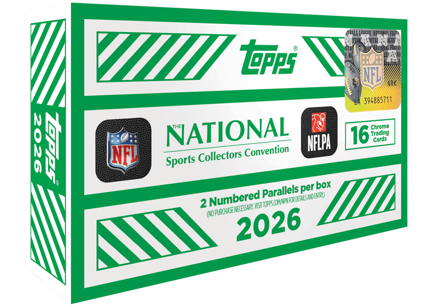 2026 Topps NFL NSCC Collection Box (National Sports Collectors Convention Exclusive!) (8/5)