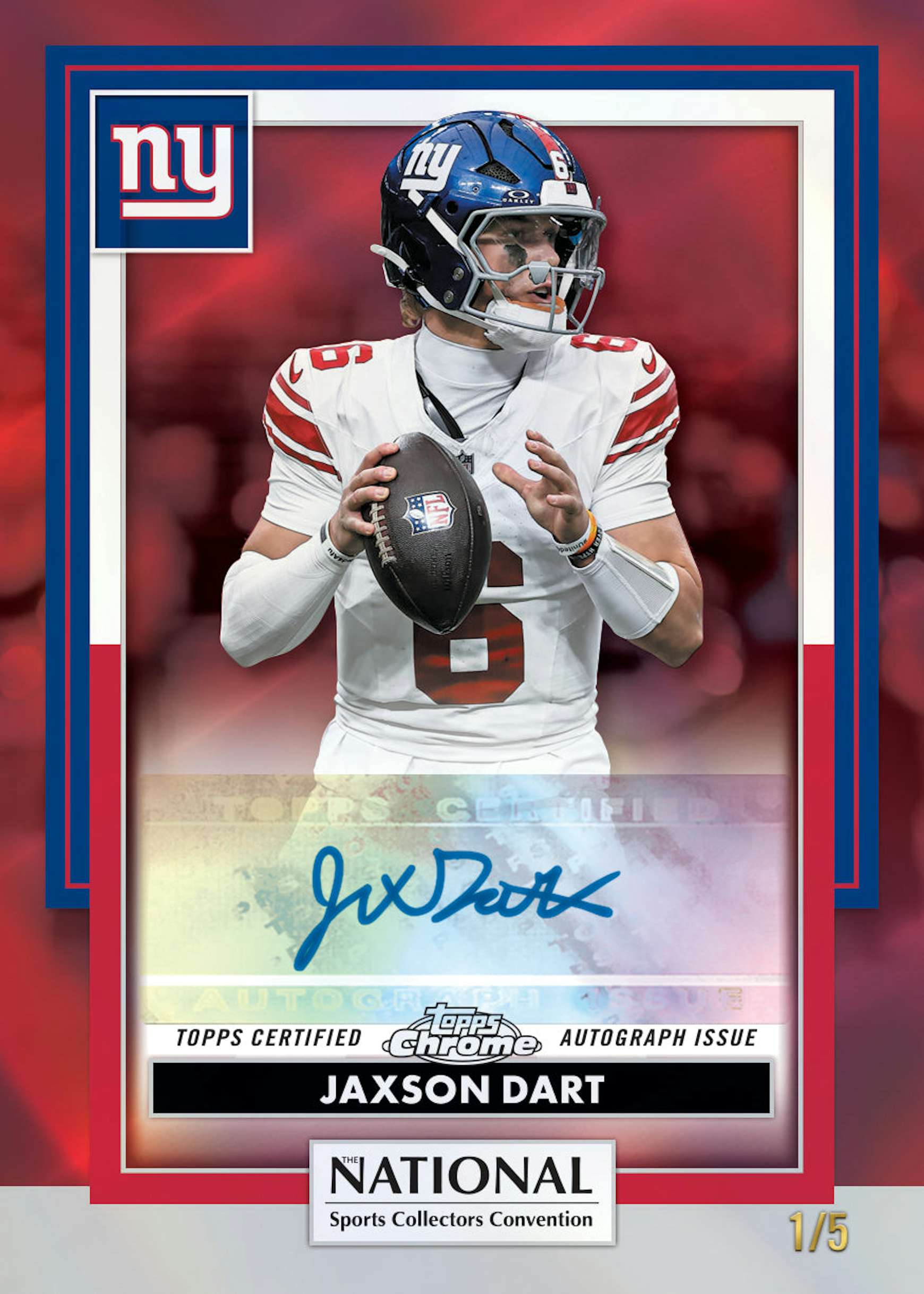 2026 Topps NFL NSCC Collection Box (National Sports Collectors Convention Exclusive!) (8/5)