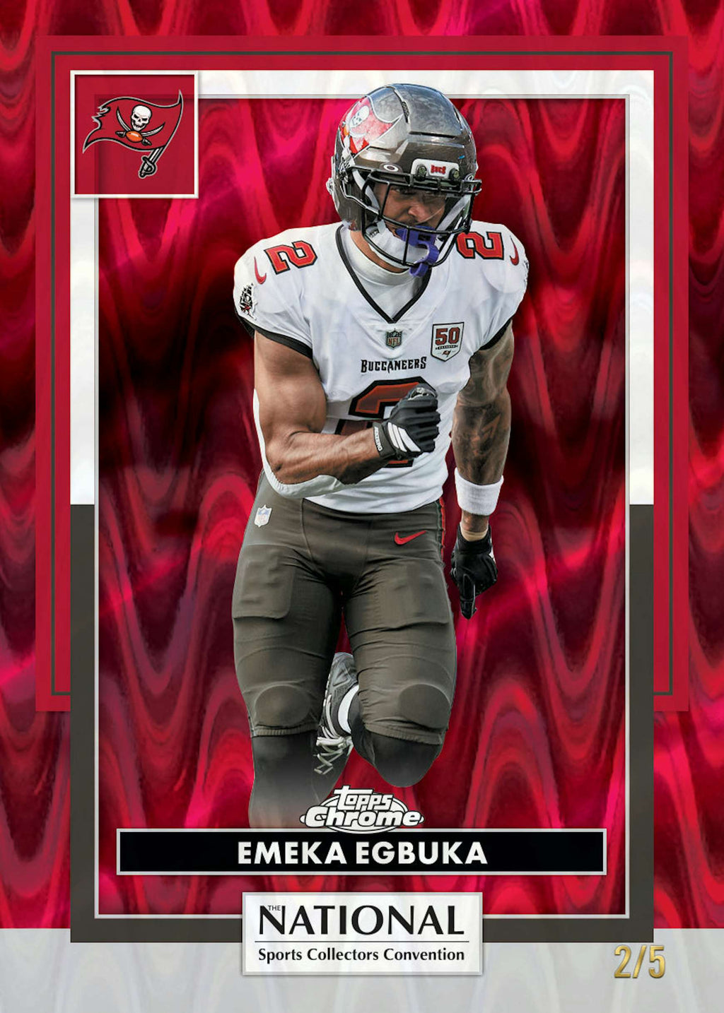 2026 Topps NFL NSCC Collection Box (National Sports Collectors Convention Exclusive!) (8/5)