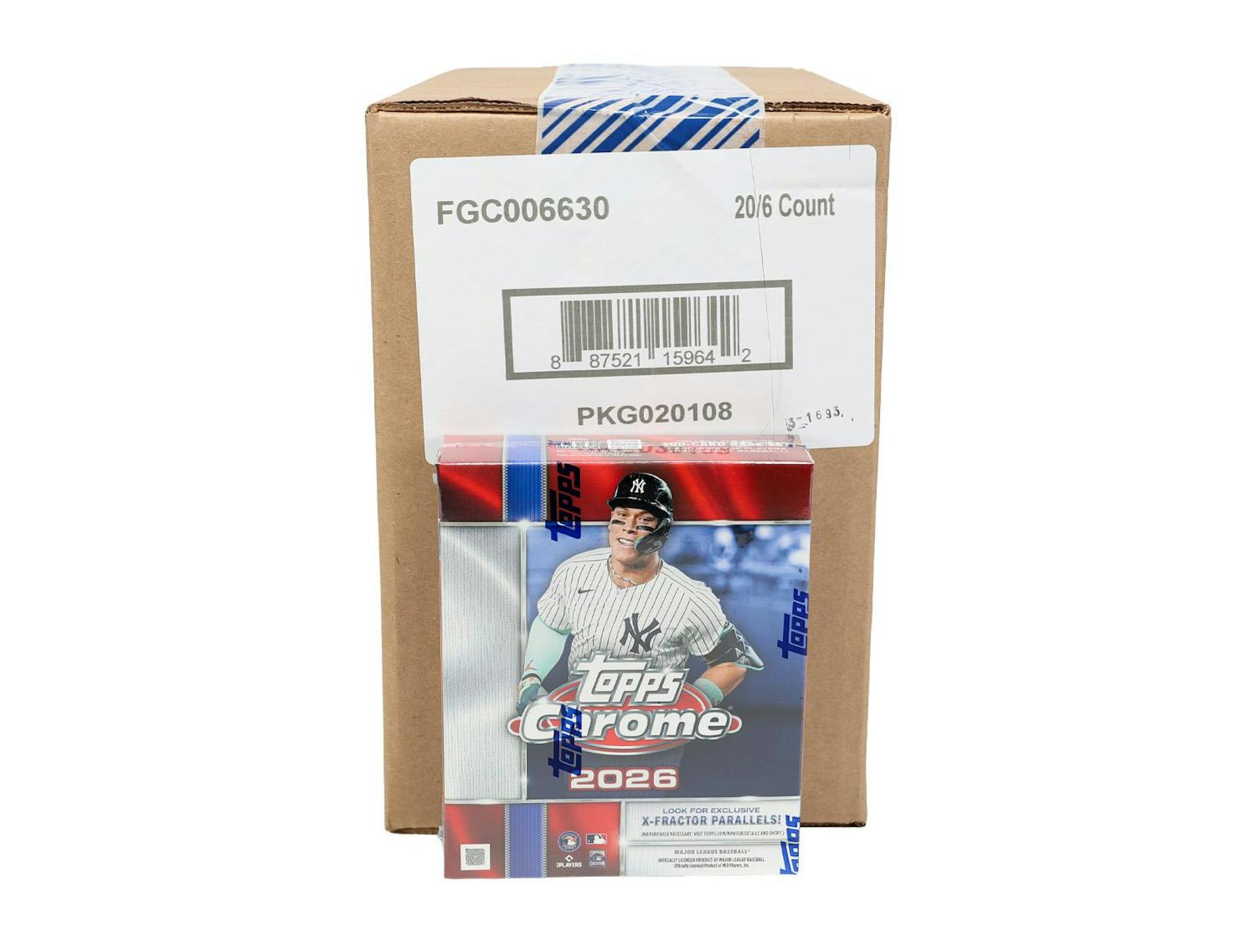 2026 Topps Chrome Baseball Mega 20-Box Case (8/5)
