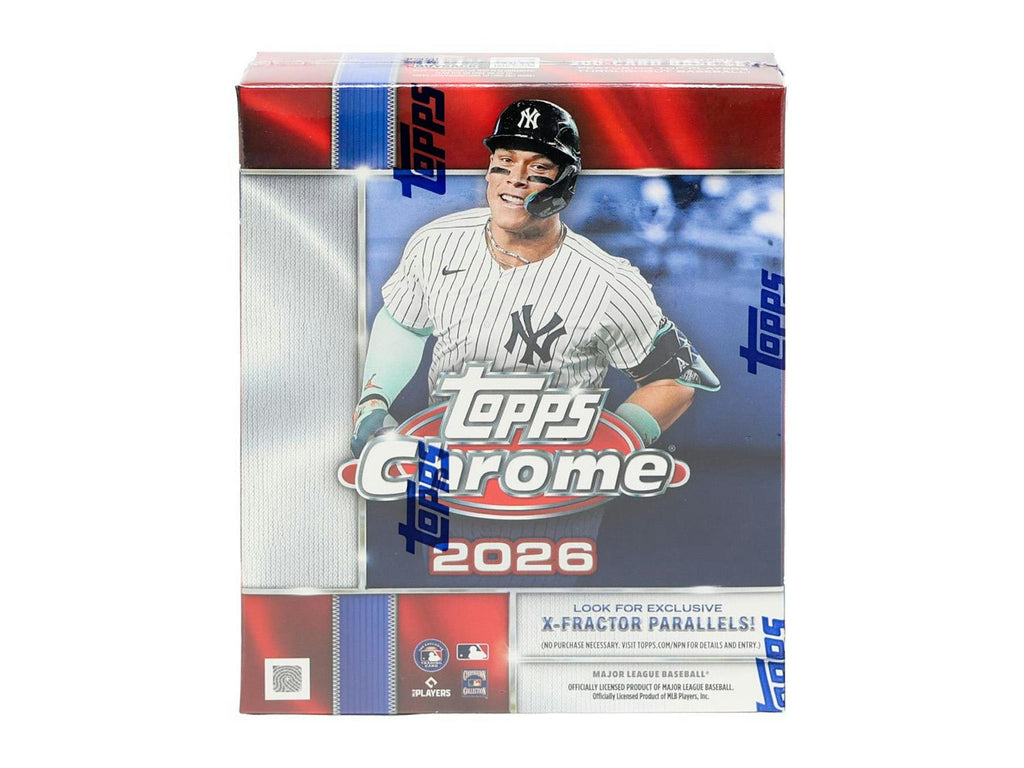 2026 Topps Chrome Baseball Mega Box (8/5)