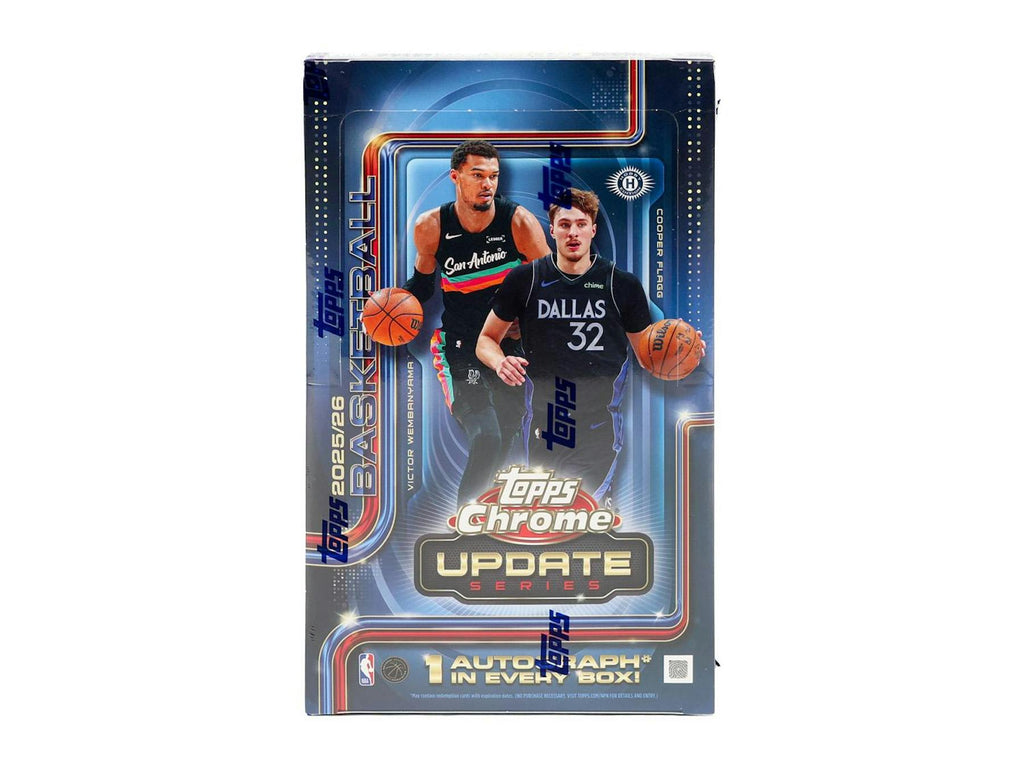 2025-26 Topps Chrome Update Series Basketball Hobby Pack (8/6)