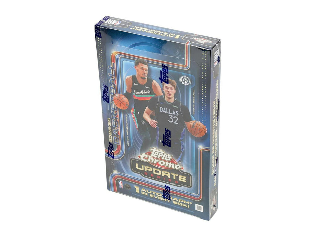 2025-26 Topps Chrome Update Series Basketball Hobby Pack (8/6)