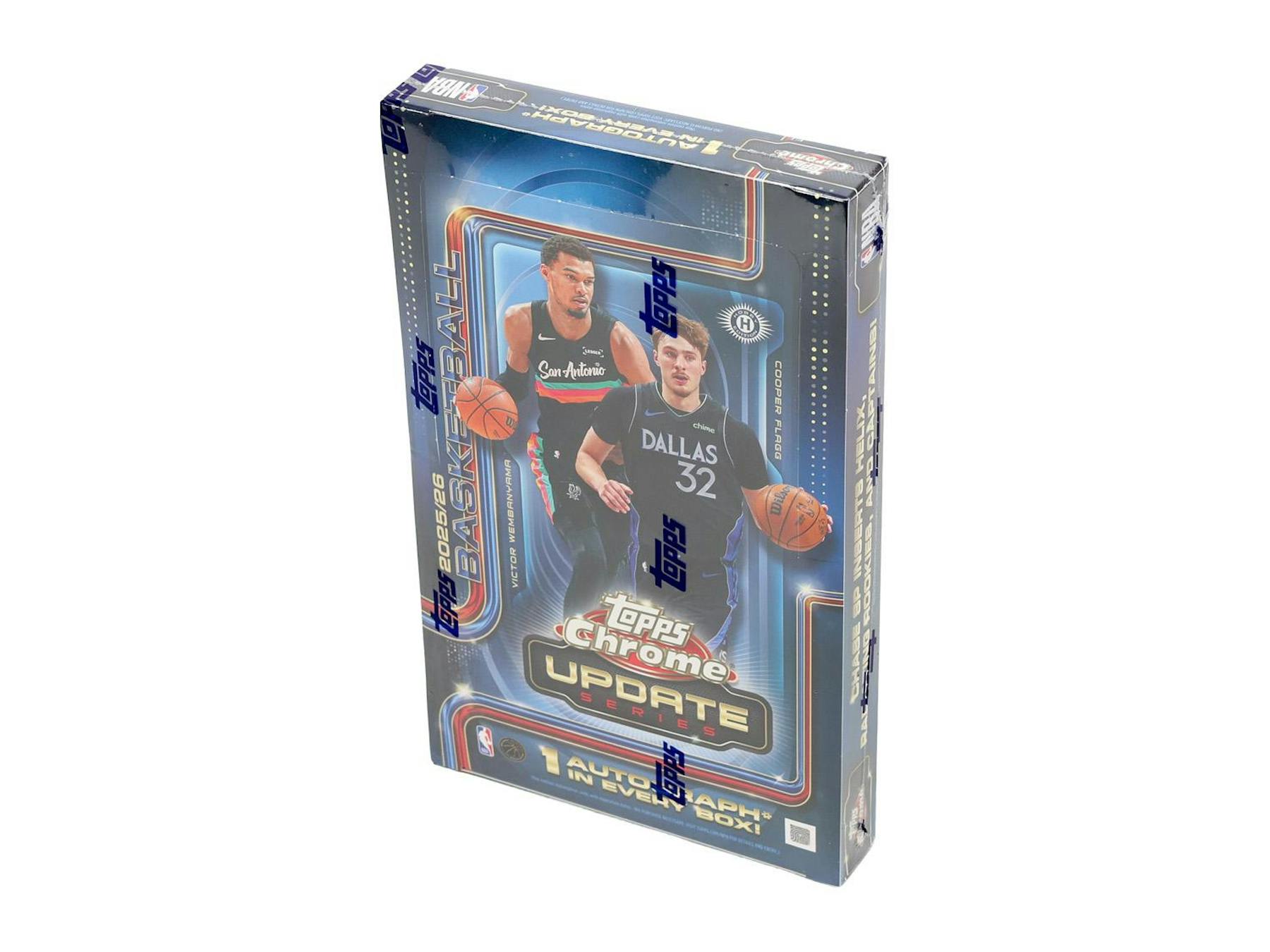 2025-26 Topps Chrome Update Series Basketball Hobby Pack (8/6)