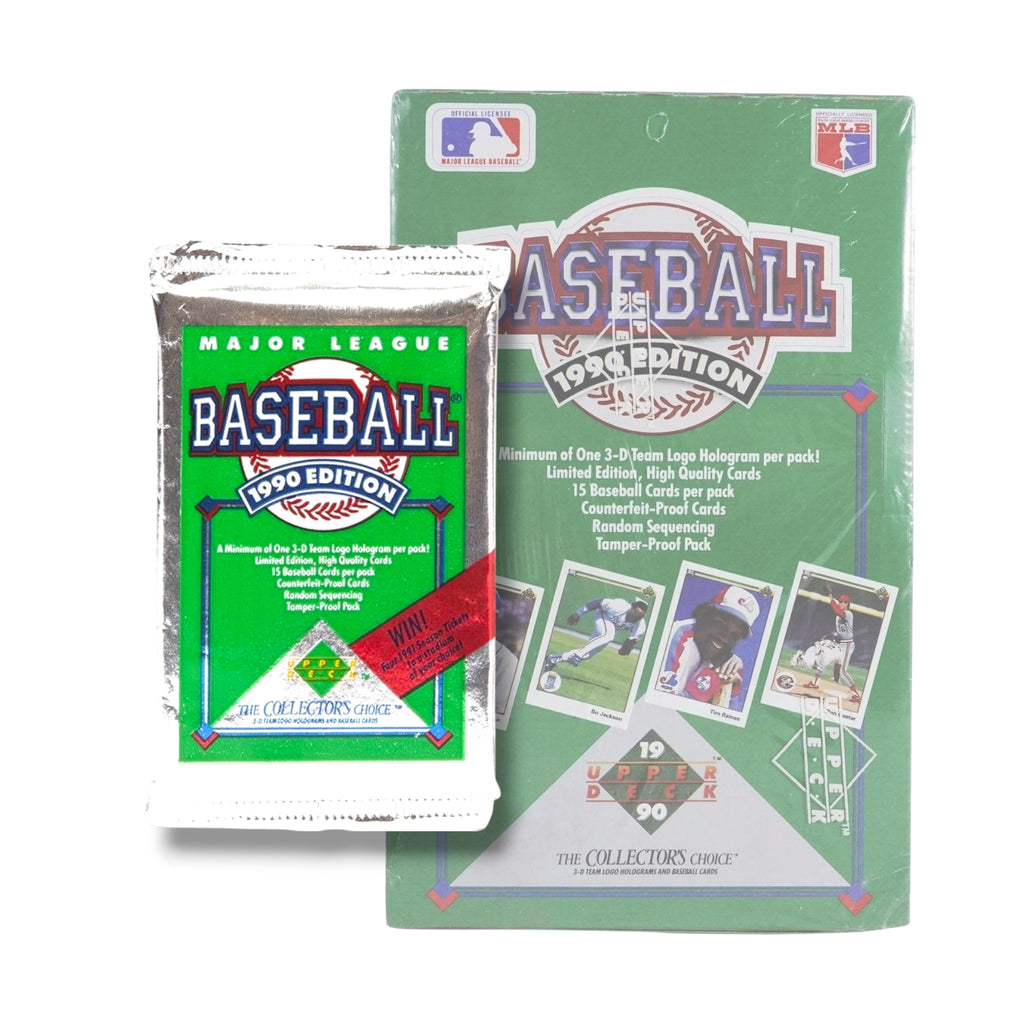 1990 Upper Deck Series 1 (Low #) Baseball Wax Pack
