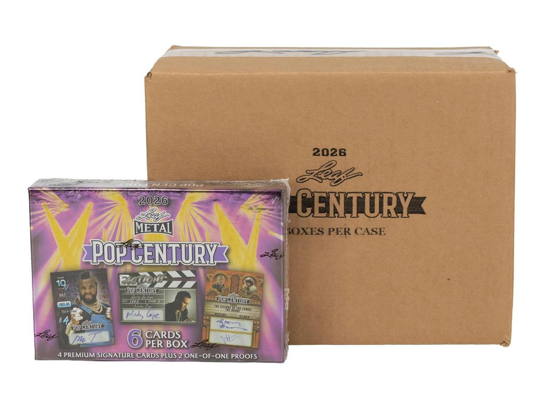 2026 Leaf Metal Pop Century Hobby 10-Box Case (3/27)