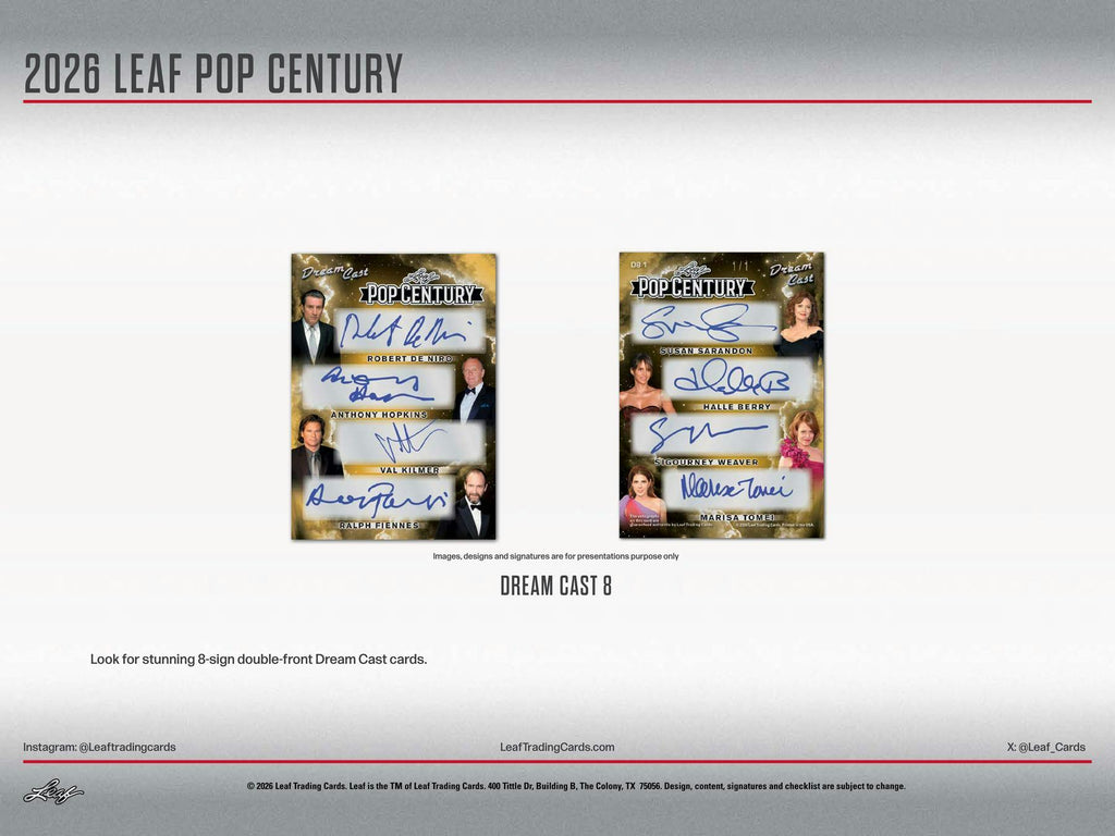 2026 Leaf Metal Pop Century Hobby Box (3/27)