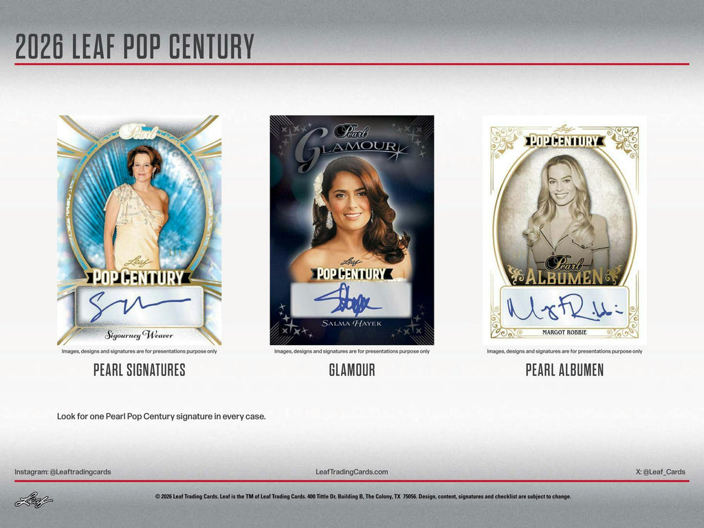 2026 Leaf Metal Pop Century Hobby Box (3/27)