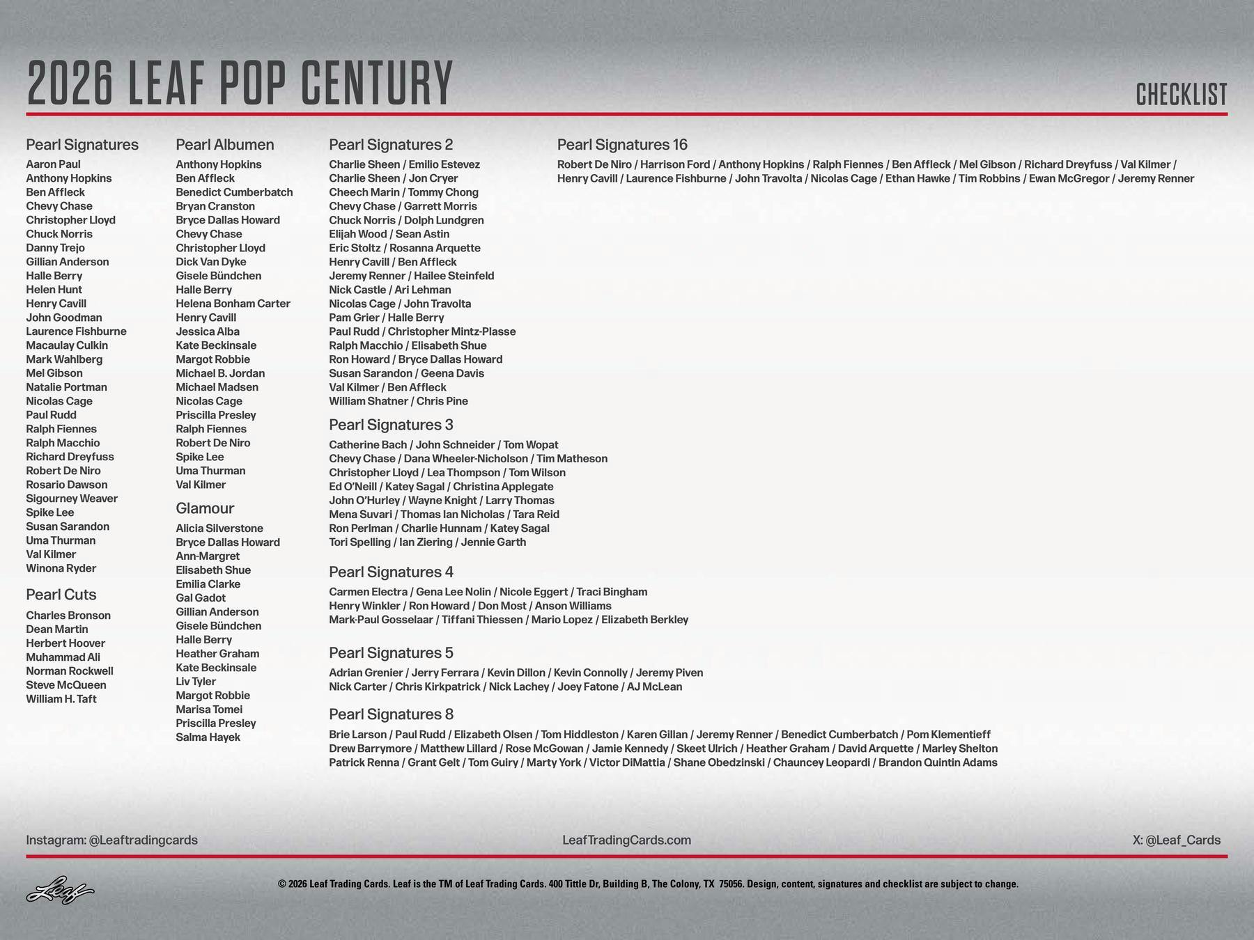 2026 Leaf Metal Pop Century Hobby Box (3/27)