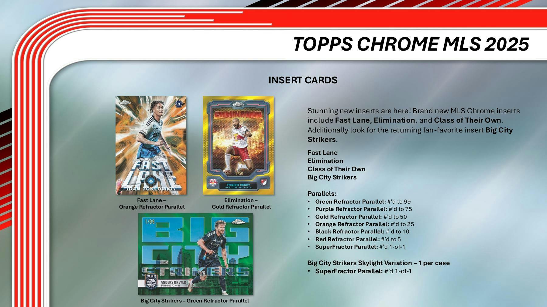 2025 Topps MLS Major League Soccer Chrome Blaster 40-Box Case (3/24)