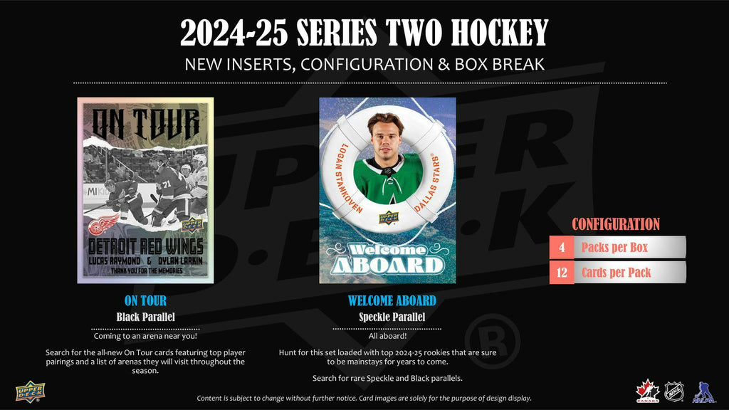 2024-25 Upper Deck Hockey Series 2 4-Pack Blaster Box