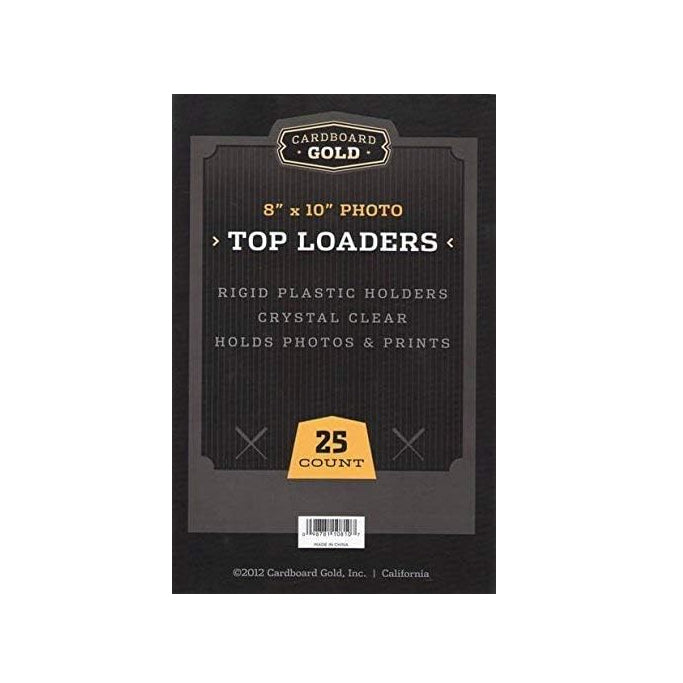 CBG Top Loaders 8x10 Photo (25ct Pack)