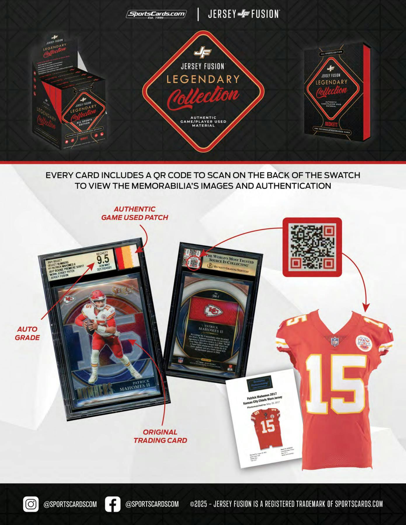 2025 Jersey Fusion Legendary Collection Hobby Pack (12/19)