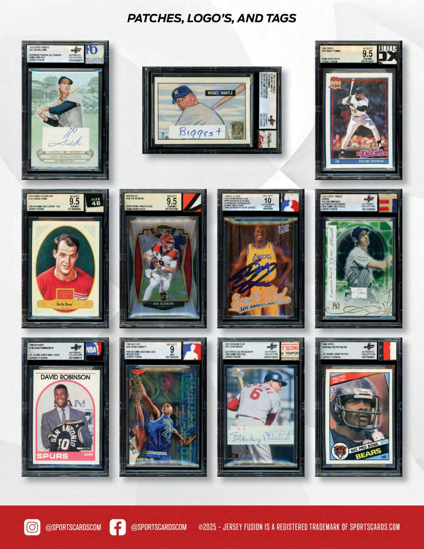2025 Jersey Fusion Legendary Collection Hobby Pack (12/19)