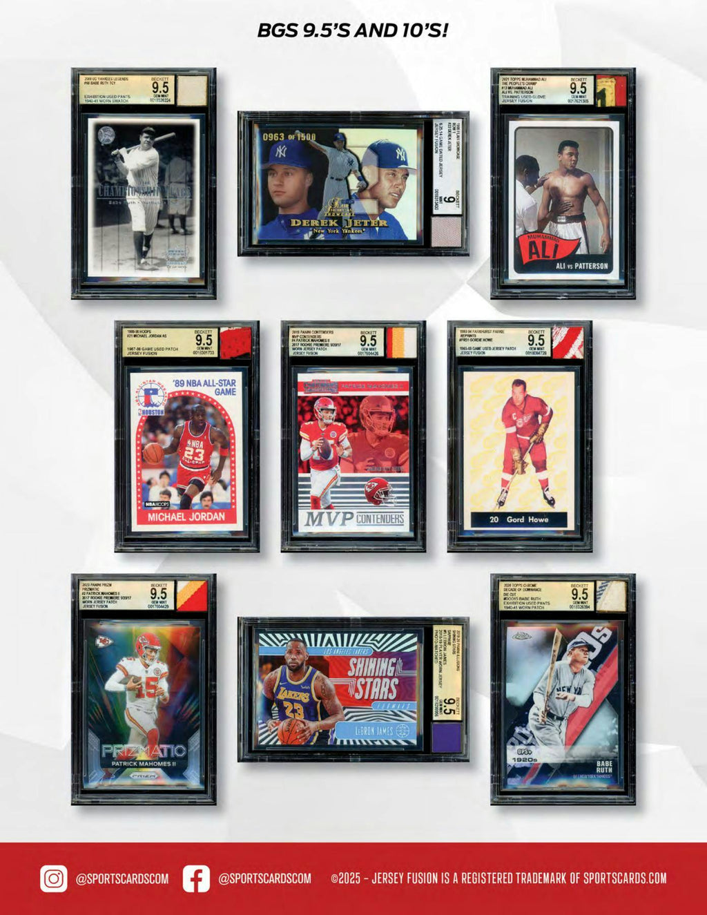 2025 Jersey Fusion Legendary Collection 8-Box Hobby Case (12/17)