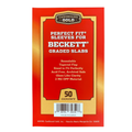 CBG Perfect Fit Resealable Sleeves for Beckett Graded Slabs (50ct Pack)
