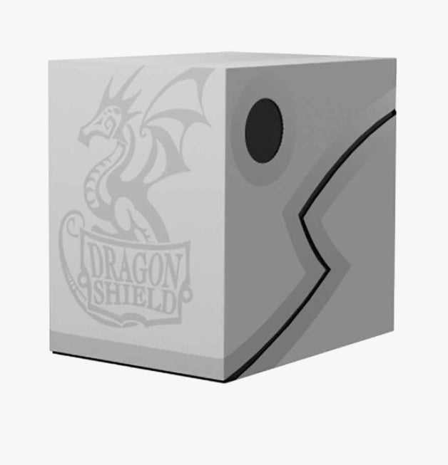Dragon Shield Double Shell - Ashen White (Holds 150+) - Dragon Shield Deck Boxes