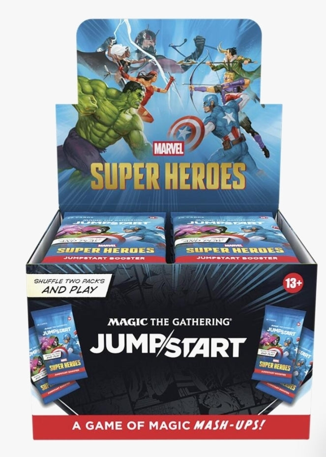 Magic The Gathering TCG: Marvel Super Heroes - Jumpstart Booster Display (6/26)