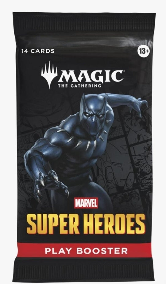 Magic The Gathering TCG: Marvel Super Heroes - Play Booster Pack- 6/26