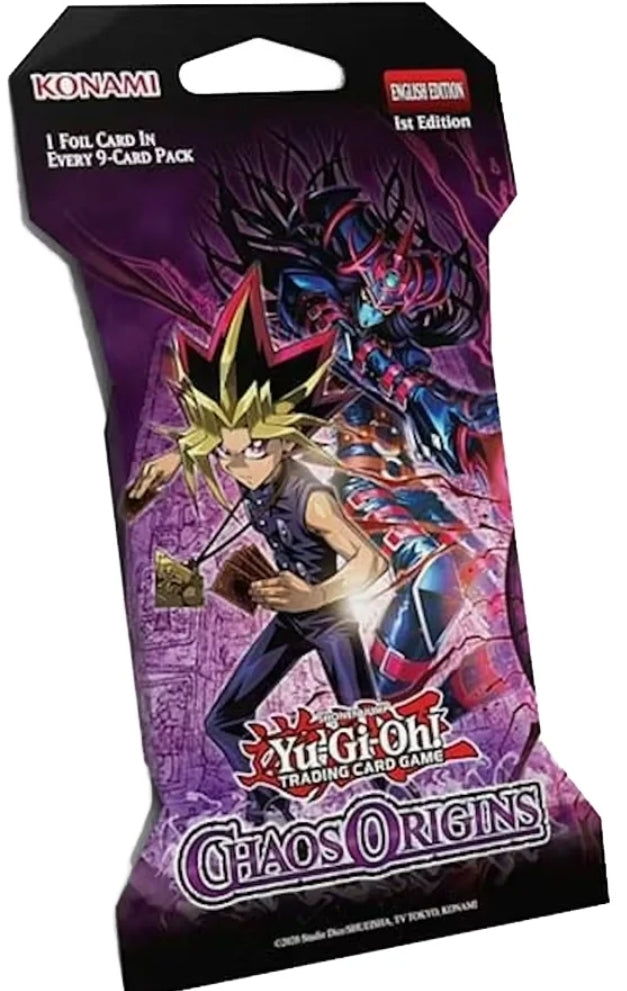 Yu-Gi-Oh! TCG: Chaos Origins Sleeved Booster Pack (7/3)