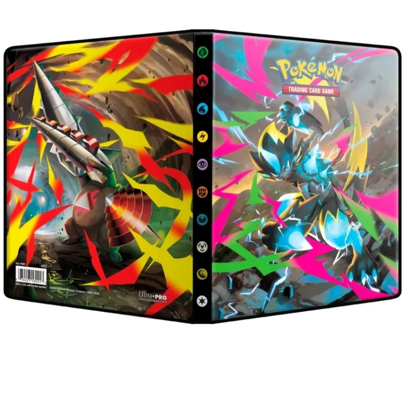 Pokémon TCG: 4-Pocket Portfolio  (Pitch Black-Mega Evolution) (ME05) Ultra Pro Storage Albums