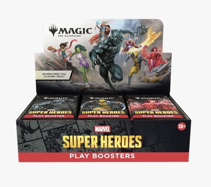 Magic The Gathering TCG: Marvel Super Heroes - Play Booster Display (6/26)
