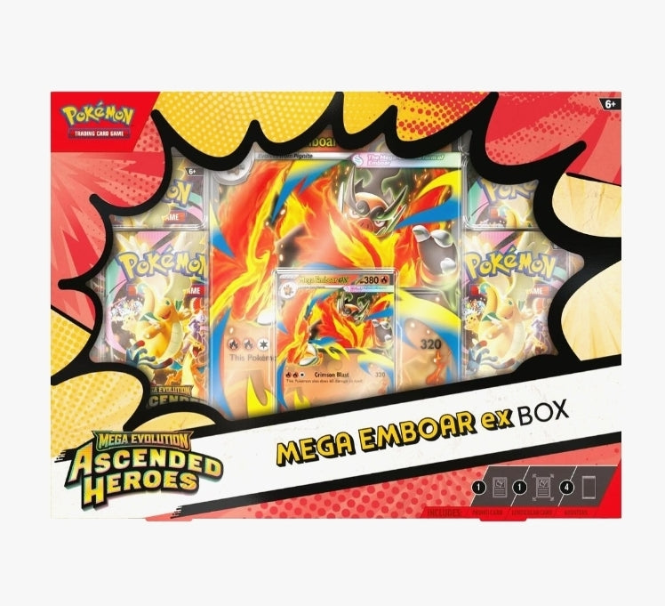 Pokémon TCG: Mega Evolution ME2.5 Ascended Heroes Mega ex Box (Assorted)