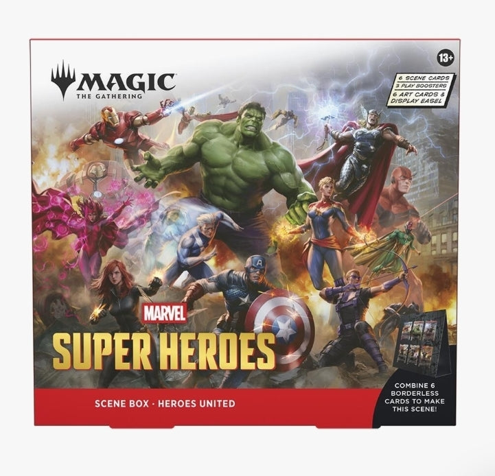Magic The Gathering TCG: Marvel Super Heroes Scene Box (Heroes United) (6/26)